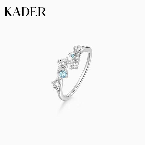 KADER开朵万华镜戒指女简约高级绣球花单戒时尚原创小众设计礼物