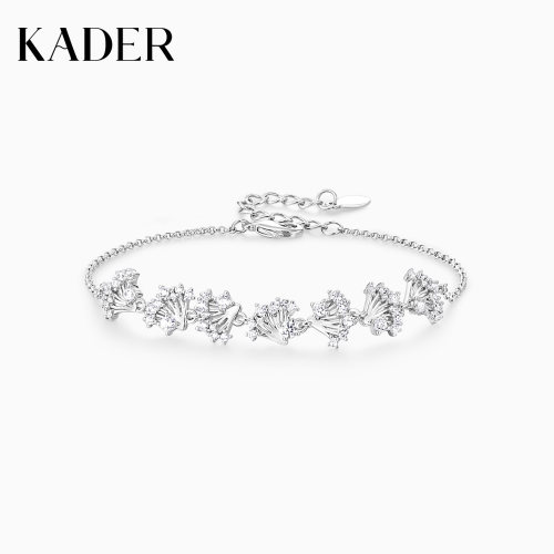 KADER开朵合欢花手链女简约时尚小众设计轻奢高级感手链生日礼物