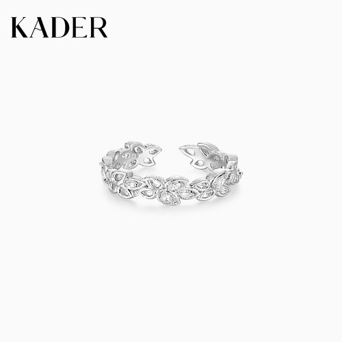 KADER开朵莲叙戒指女戒简约高级单戒时尚原创小众设计感生日礼物
