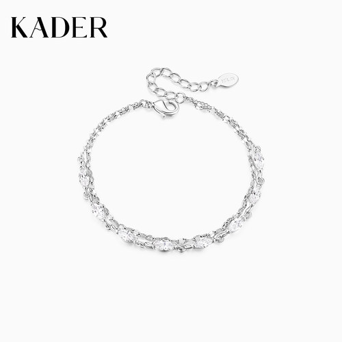 KADER开朵穗穗有米手链双链女时尚小众设计轻奢高级感新生日礼物