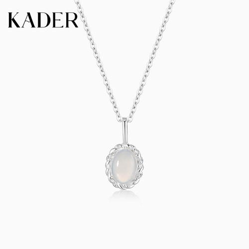 KADER开朵月光魔镜项链女S925银轻奢小众设计时尚生日礼物送女友
