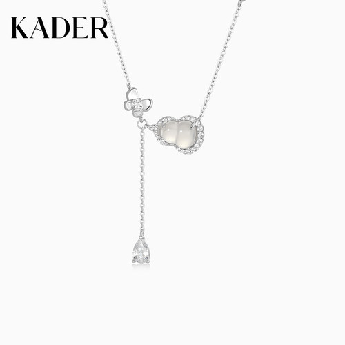 KADER开朵福禄蝴蝶项链女S925纯银设计生日礼物送女友卡蒂罗
