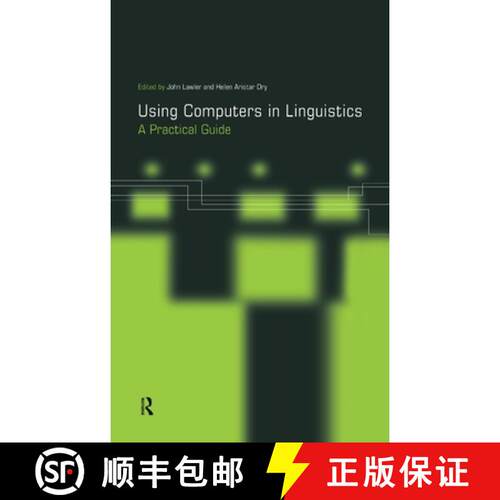 【3-4周达】精装 Using Computers in Linguistics: A Practical Guide [9780415167925]