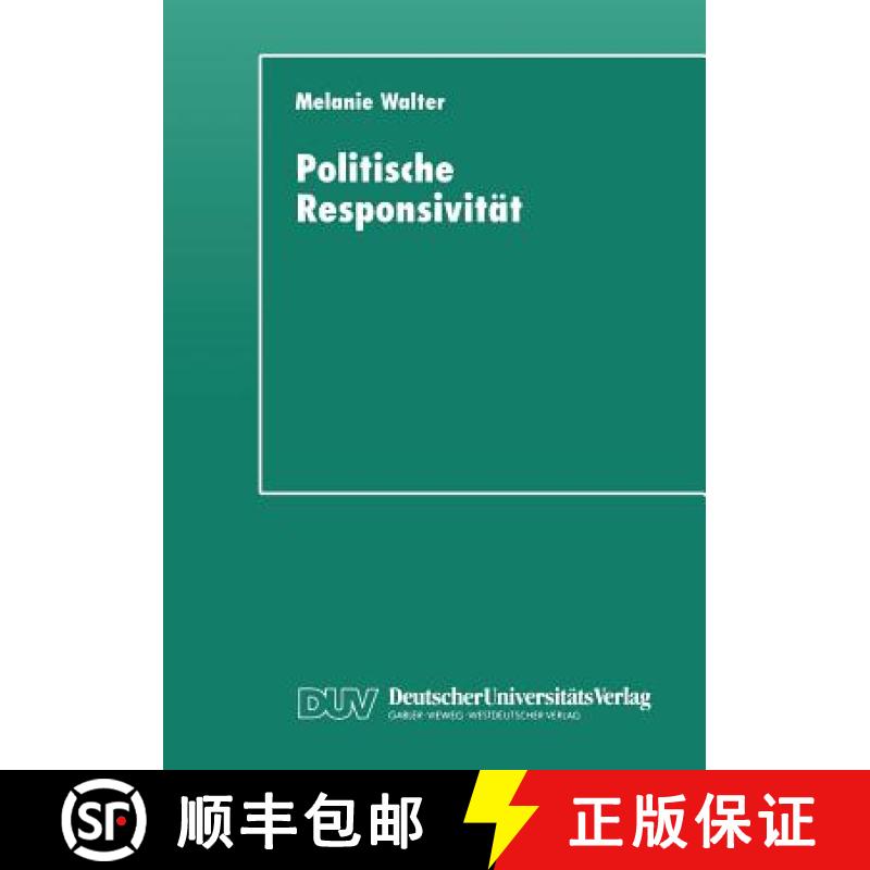 【3-4周达】Politische Responsivität : Messungsprobleme am Beispiel kommunaler Sportpolitik [9783824442102]