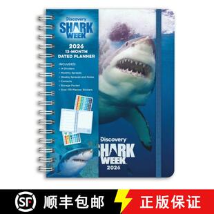 【3-4周达】2026 Shark Week 13-Month Weekly Planner [9798886639698]