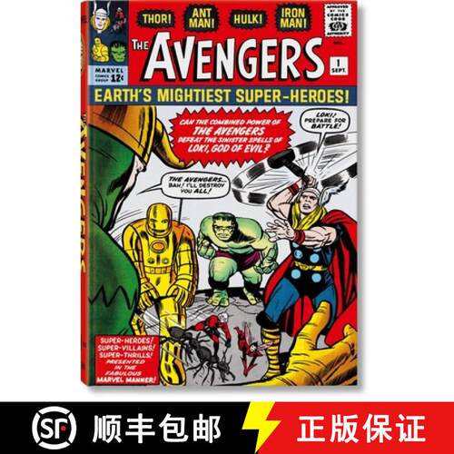 【3-4周达】精装 Marvel Comics Library. Avengers. Vol. 1. 1963-1965 [9783836582346]