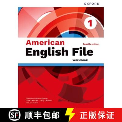 【3-4周达】American English File fourth edition Level 1 Workbook: Print Student Workbook [9780194150941]