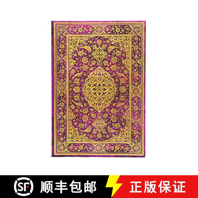 【2-3周达】Orchard (Persian Poetry) Midi Unlined Hardback Journal (Elastic Band Closure) [9781439796559]