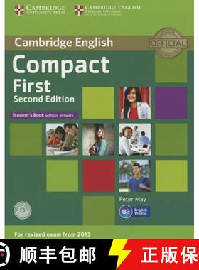 Compact First Student's Book Without Answers [With CDROM] [9781107428423]