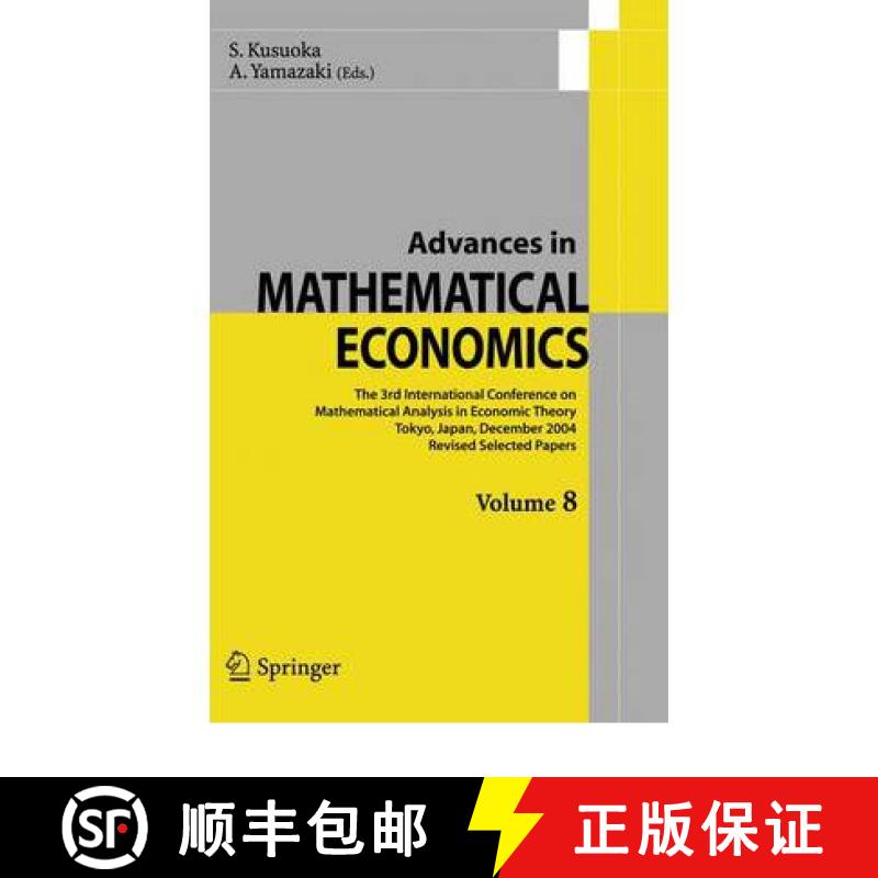 【3-4周达】Advances in Mathematical Economics Volume 8 [9784431998150]