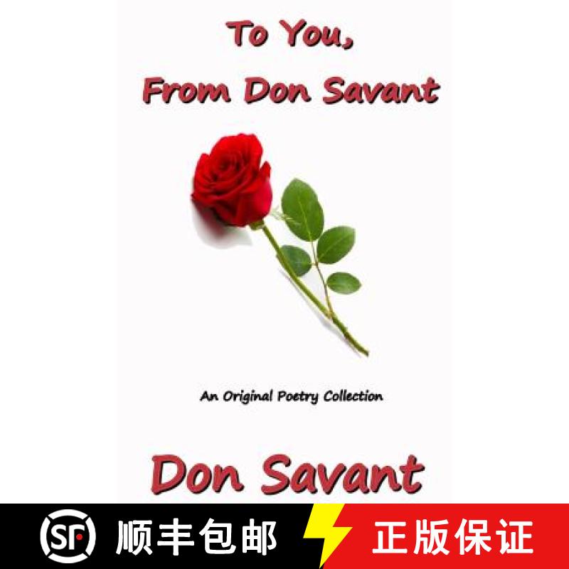 【2-3周达】To You, From Don Savant [9781365763519]