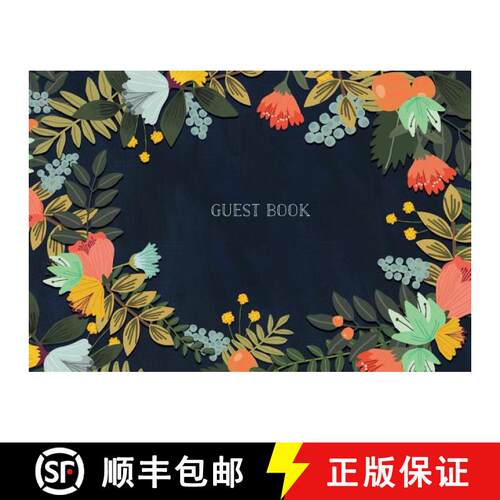 预订 精装 Guest Book: Modern Floral Edition [9781631063831]