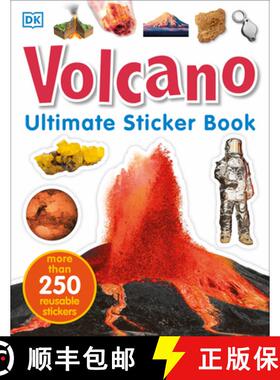 【3-4周达】Ultimate Sticker Book: Volcano: More Than 250 Reusable Stickers [9781465456939]