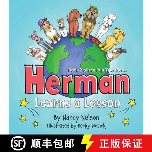 【3-4周达】Herman Learns A Lesson: Book 2 of the Pup Tales Series [9798891326811]
