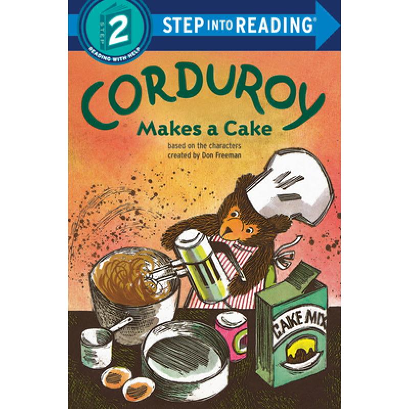 【4周达】Corduroy Makes a Cake [9780593432532] 书籍/杂志/报纸 儿童读物原版书 原图主图