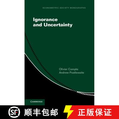 预订 精装 Ignorance and Uncertainty: - Ignorance and Uncertainty [9781108422024]