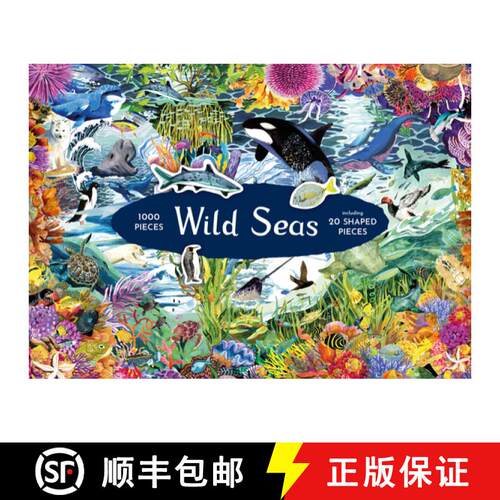 【3-4周达】Wild Seas Jigsaw: Stories of Nature's Greatest Comebacks: 1000 Piece Jigsaw with 20 Shaped... [9781399624312]