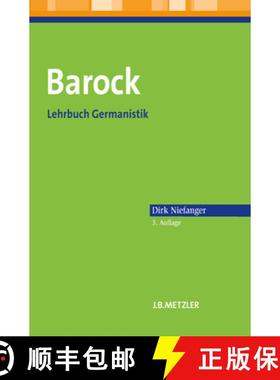 【3-4周达】Barock: Lehrbuch Germanistik [9783476024374]