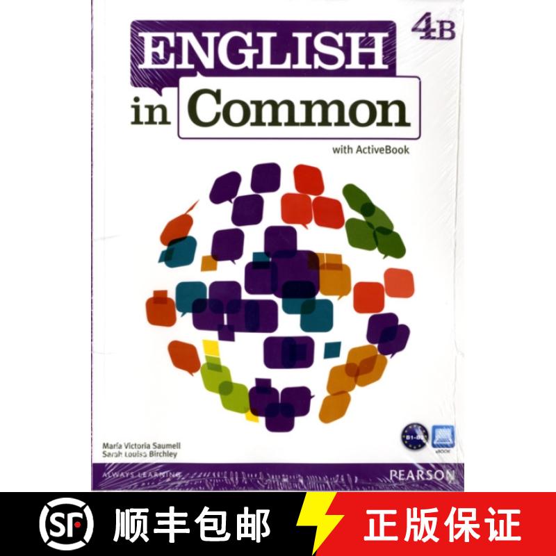 【3-4周达】English in Common 4b Split: Student Book with Activebook and Workbook and Mylab English [W... [9780132628938]