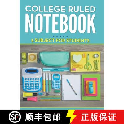 【3-4周达】College Ruled Notebook - 5 Subject For Students [9798869457394]