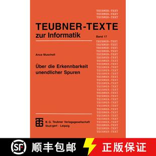 【3-4周达】UEber Die Erkennbarkeit Unendlicher Spuren [9783815420676]