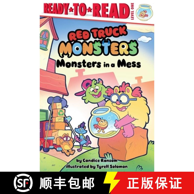 【3-4周达】Monsters in a Mess: Ready-To-Read Level 1 [9781665901703]