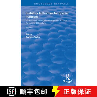 【3-4周达】Statutory Authorities for Special Purposes: With a Summary of the Development of Local Gov... [9780367143657]