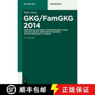 Kommentar Gkg GKG 2014 in... 预订 Gerichtskosten Zum FamGKG Gesetz Und Gerichtskostengesetz 9783110287417 UEber