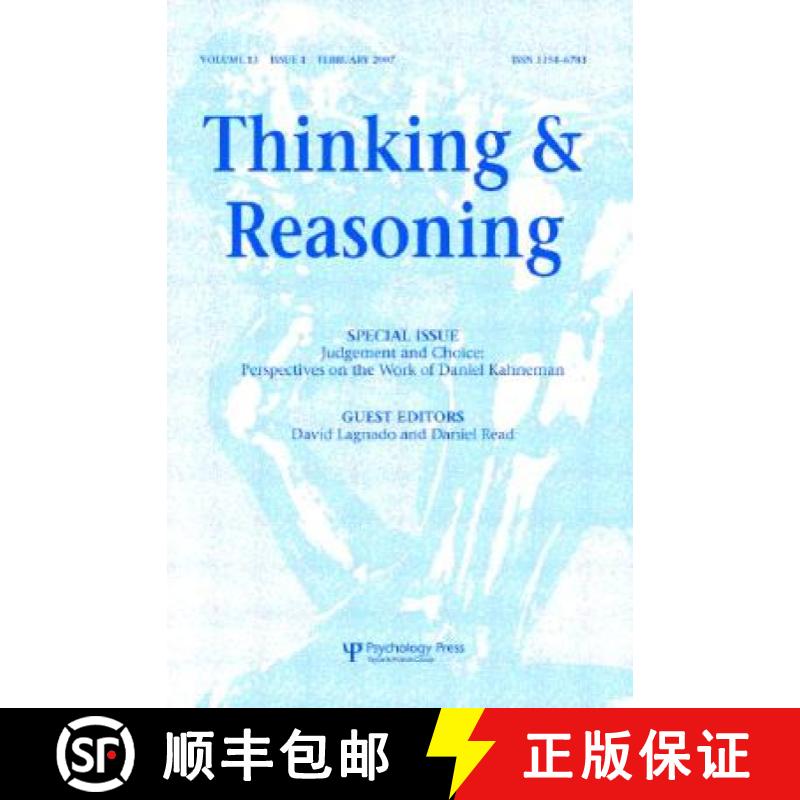 【3-4周达】Judgement and Choice: Perspectives on the Work of Daniel Kahneman: A Special Issue of Thin... [9781841698250]