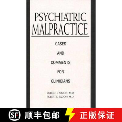 【3-4周达】Psychiatric Malpractice – Cases and Comments for Clinicians [9780880481076]