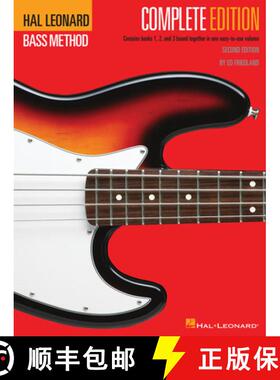 【3-4周达】Hal Leonard Electric Bass Method - Complete Edition: Contains Books 1, 2, and 3 Bound Toge... [9780793563821]