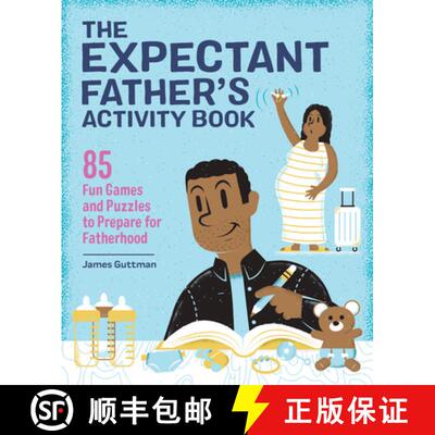 【3-4周达】The Expectant Father's Activity Book: 85 Fun Games and Puzzles to Prepare for Fatherhood [9781647397500]