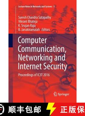 【3-4周达】Computer Communication, Networking and Internet Security : Proceedings of IC3T 2016 [9789811098208]