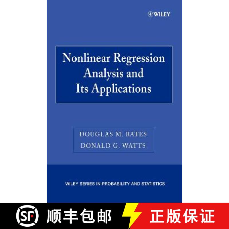 【4周达】Nonlinear Regression Analysis And Its Applications [Wiley统计学] [9780470139004]