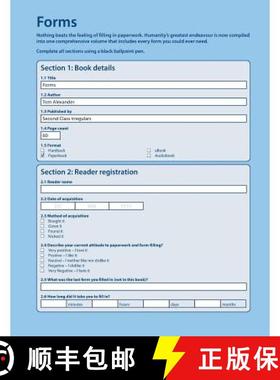 【3-4周达】Forms: The Nation's Favourite Paperwork [9781916037304]