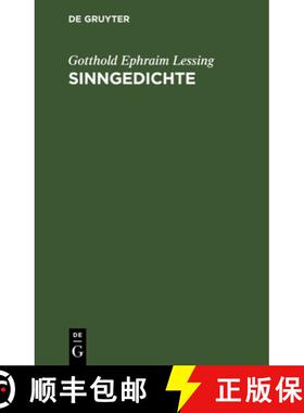 【3-4周达】精装 Sinngedichte [9783112636299]