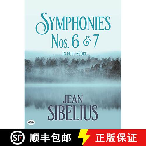 预订 Symphonies Nos. 6 and 7 in Full Score [9780486842219]