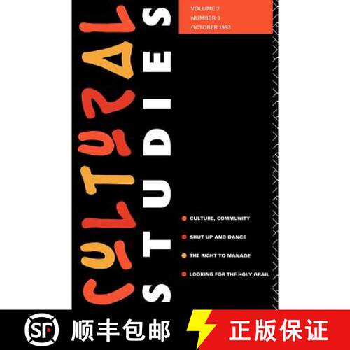 【3-4周达】Cultural Studies : Volume 7, Issue 3 [9780415096546]