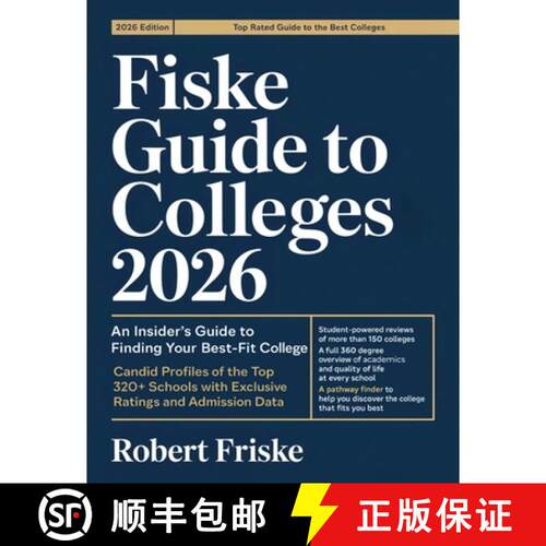 【3-4周达】Fiske Guide to Colleges 2026: An Insider's Guide to Finding Your Best-Fit College: Candid ... [9789371237451]