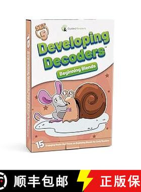 【3-4周达】Decodable Readers: 15 Beginning Blends Phonics Decodable Books for Beginning Readers Ages ... [9781636476995]