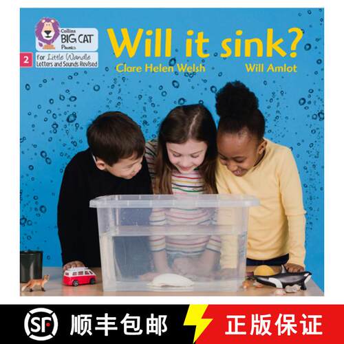 【3-4周达】Big Cat Phonics for Little Wandle Letters and Sounds Revised - Will It Sink?: Phase 2 [9780008502362]