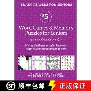 Seniors. 4周达 for Teasers Puzzles Mental Memory Brain Games Word 9781988821771 challeng... Seniors