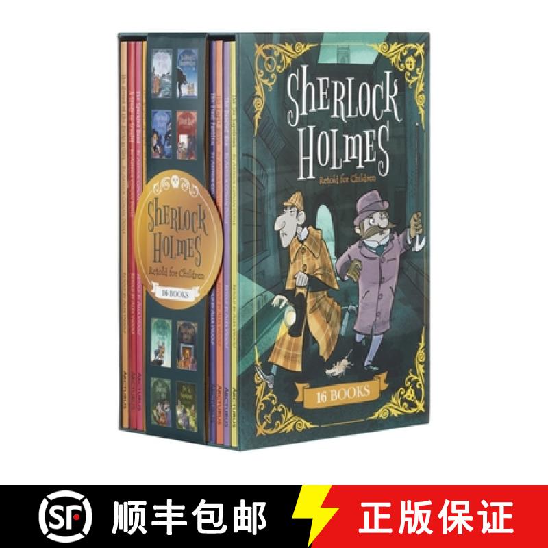 预订 Sherlock Holmes Retold for Children: 16-Book Box Set [9781398815254]