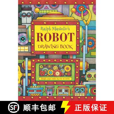【3-4周达】Ralph Masiello's Robot Drawing Book [9781570915352]