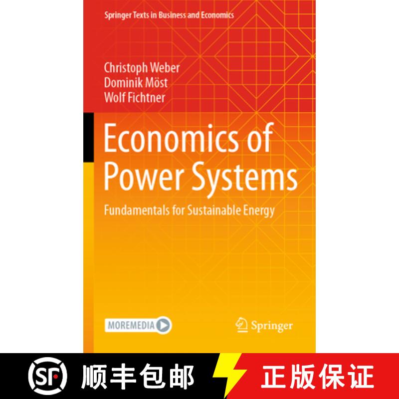 【3-4周达】Economics of Power Systems : Fundamentals for Sustainable Energy [9783030977726]