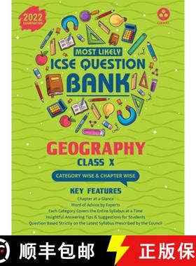 【3-4周达】Most Likely Question Bank - Geography: ICSE Class 10 for 2022 Examination [9789391184049]