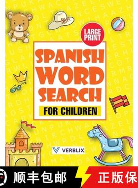 【3-4周达】Spanish Word Search for Children: Large Print Spanish Activity Book with Word Search Puzzl... [9783982269290]