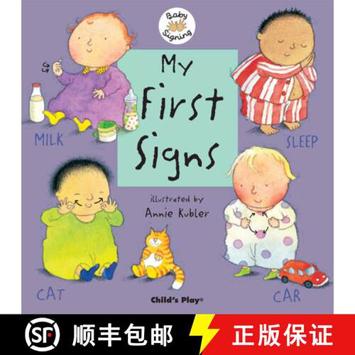 【3-4周达】精装 My First Signs: American Sign Language [9781904550396]