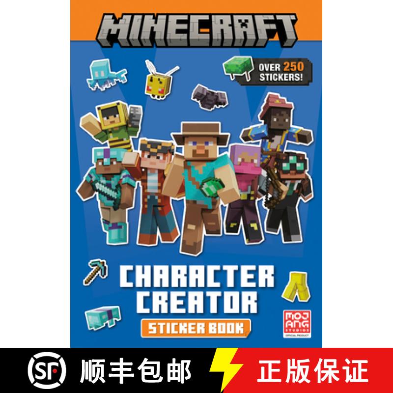 【3-4周达】Minecraft Character Creator Sticker Book (Minecraft) [9780593901694]