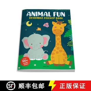 【3-4周达】Animal Fun Reusable Sticker Book?for Children: Reusable Sticker Book [9789354405389]